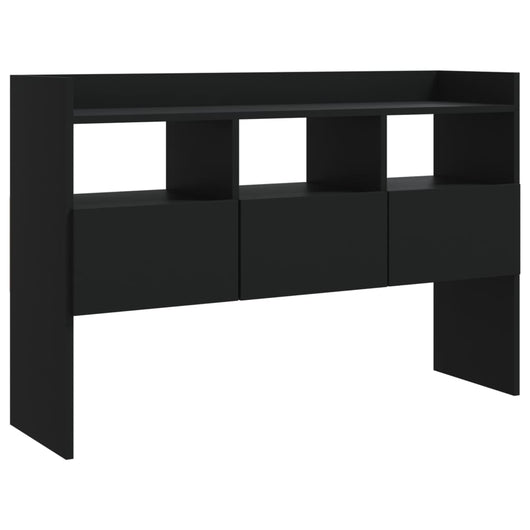 Credenza Nera 105x30x70 cm in Legno Multistratocod mxl 78914