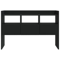 Credenza Nera 105x30x70 cm in Legno Multistrato 808378