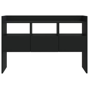Credenza Nera 105x30x70 cm in Legno Multistrato 808378