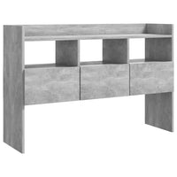 Credenza-Buffet-Armadio da cucina Grigio Cemento 105x30x70 cm in Legno Multistrato