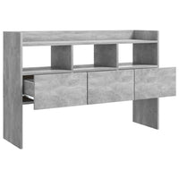 Credenza Grigio Cemento 105x30x70 cm in Legno Multistrato 808381