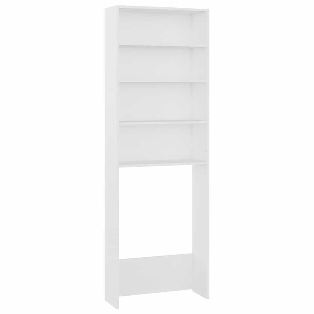 Mobile per Lavatrice Bianco 64x24x190 cm 808404