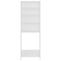 Mobile per Lavatrice Bianco 64x24x190 cm 808404