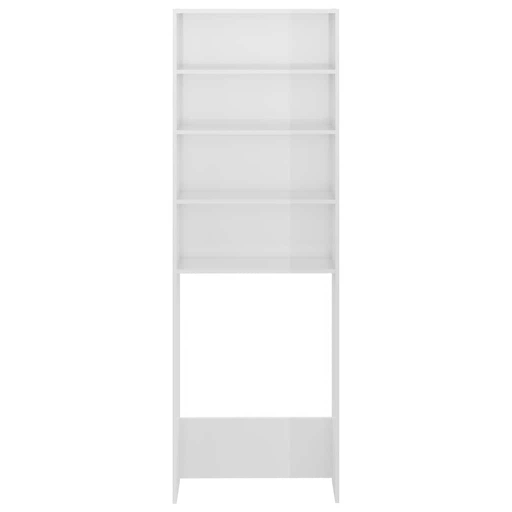 Mobile per Lavatrice Bianco Lucido 64x24x190 cm cod mxl 78704