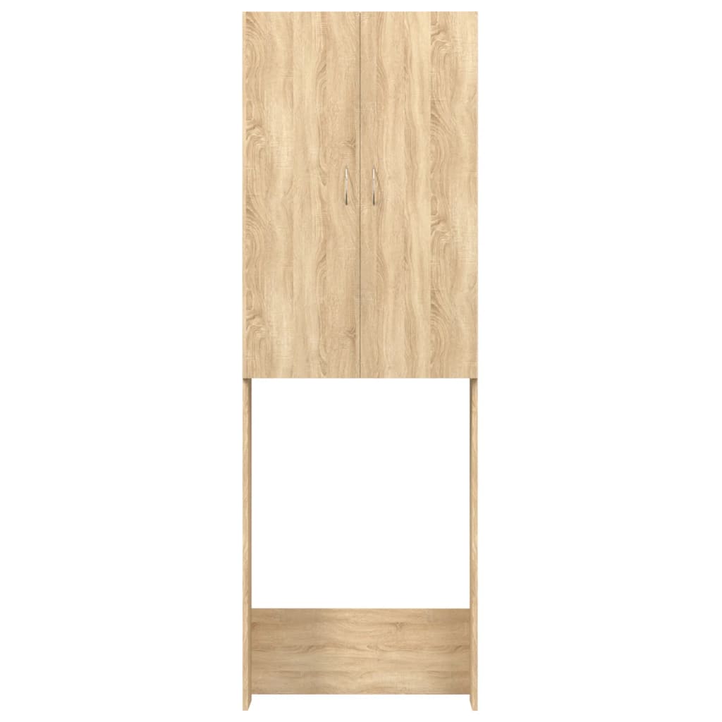 Mobile per Lavatrice Rovere Sonoma 64x25,5x190 cm 808416