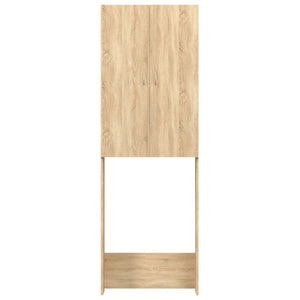 Mobile per Lavatrice Rovere Sonoma 64x25,5x190 cm 808416