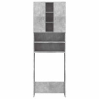 Mobile per Lavatrice Grigio Cemento 64x25,5x190 cm 808426
