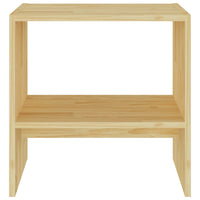 Comodini 2 pz 40x30,5x40 cm in Legno Massello di Pino 808054