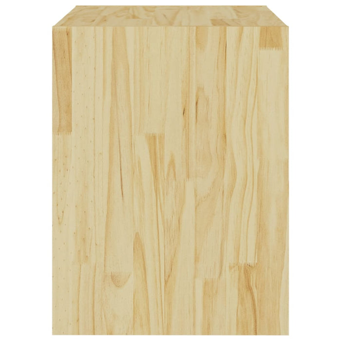 Comodini 2 pz 40x30,5x40 cm in Legno Massello di Pino cod mxl 30903