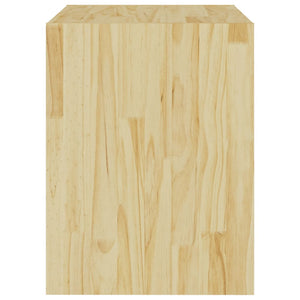Comodini 2 pz 40x30,5x40 cm in Legno Massello di Pino 808054