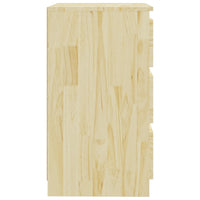 Comodino 60x36x64 cm in Legno Massello di Pino 808093