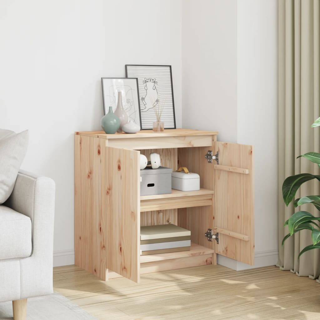 Armadietto 60x36x65 cm in Legno Massello di Pino 808098