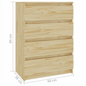 Armadietto 60x36x84 cm in Legno Massello di Pino 808103