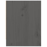 Comodini 2 pz Grigi 40x30,5x40 cm in Legno Massello di Pino cod mxl 30502