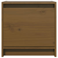 Comodini 2 pz Ambra 40x30,5x40 cm in Legno Massello di Pino 808120