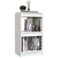 Libreria Bianca 40x30x71,5 cm in Legno Massello di Pino cod mxl 22933