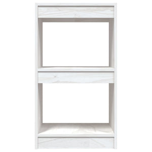 Libreria Bianca 40x30x71,5 cm in Legno Massello di Pino cod mxl 22933