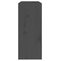 Libreria/Divisorio Grigio 60x30x71,5 cm in Massello di Pino 808160