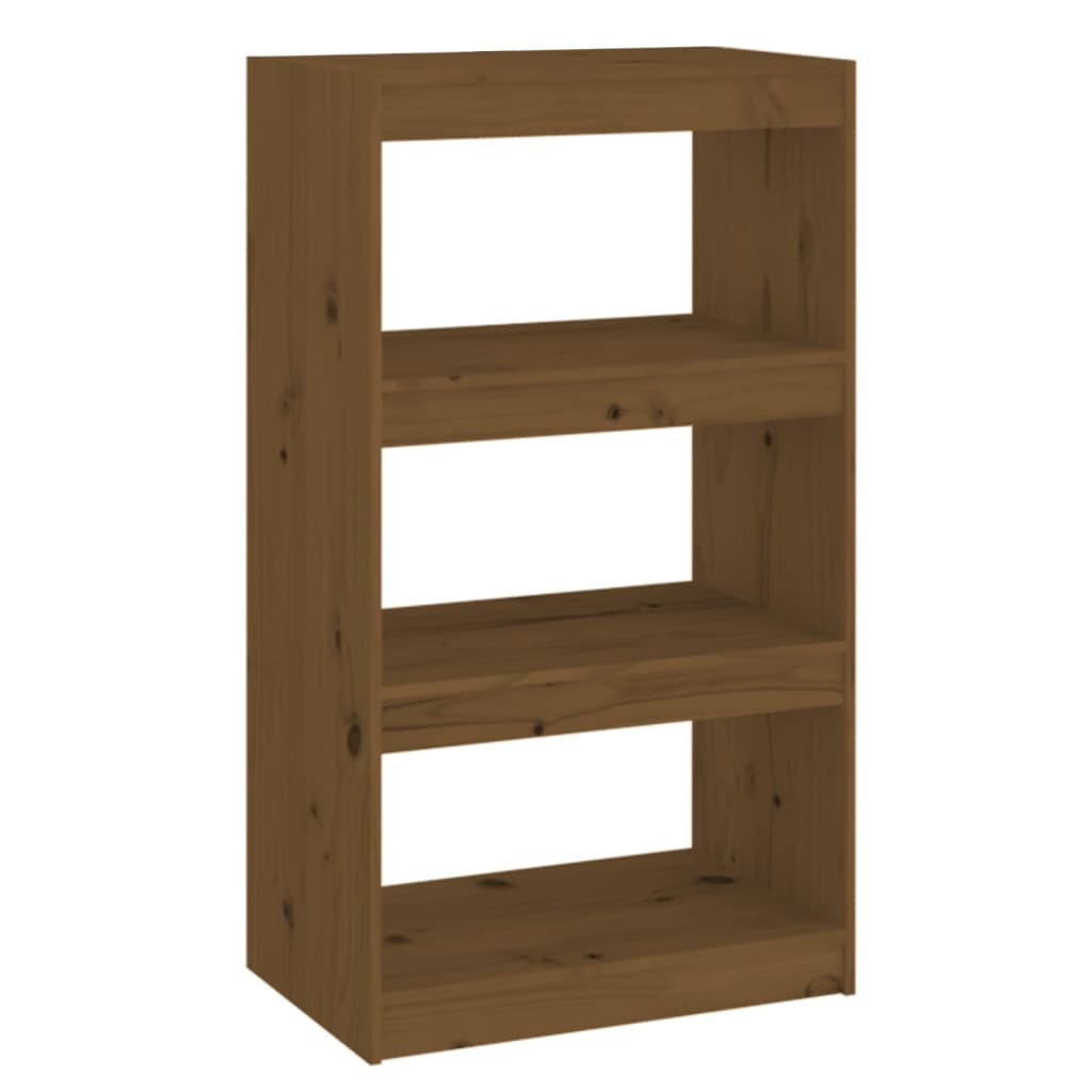 Libreria/Divisorio Ambra 60x30x103,5 cm Legno Massello di Pino 808166