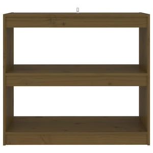 Libreria/Divisorio Miele 80x30x71,5 cm Legno Massello di Pino