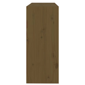 Libreria/Divisorio Miele 80x30x71,5 cm Legno Massello di Pino