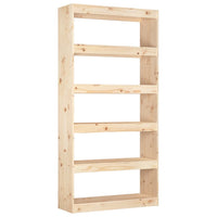 Libreria/Divisorio 80x30x167,4 cm Legno Massello di Pino cod mxl 12755