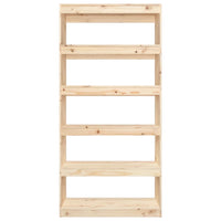 Libreria/Divisorio 80x30x167,4 cm Legno Massello di Pino cod mxl 12755