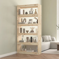 Libreria/Divisorio 80x30x167,4 cm Legno Massello di Pino cod mxl 12755