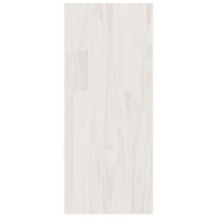 Divisorio-Paravento Bianco 100x30x71,5 cm Legno Massello di Pino