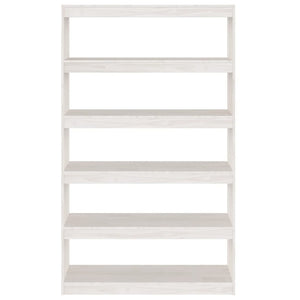 Libreria/Divisorio Bianco 100x30x167,5 cm in Massello di Pino 808224
