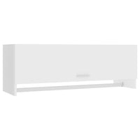 Armadio Bianco 100x32,5x35 cm in Legno Multistrato 808233