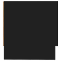 Armadio Nero 100x32,5x35 cm in Legno Multistrato 808234