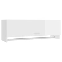 Armadio Bianco Lucido 100x32,5x35 cm in Truciolato cod mxl 77170