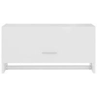 Armadio Bianco 70x32,5x35 cm in Legno Multistrato 808242