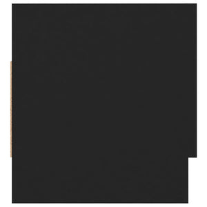 Armadio Nero 70x32,5x35 cm in Legno Multistrato 808243