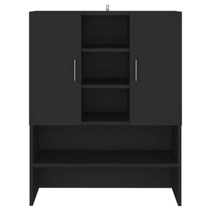 Mobile per Lavatrice Nero 70,5x25,5x90 cmcod mxl 97053