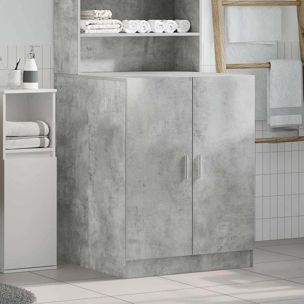 Mobile per Lavatrice Grigio Cemento 71x71,5x91,5 cm 808399