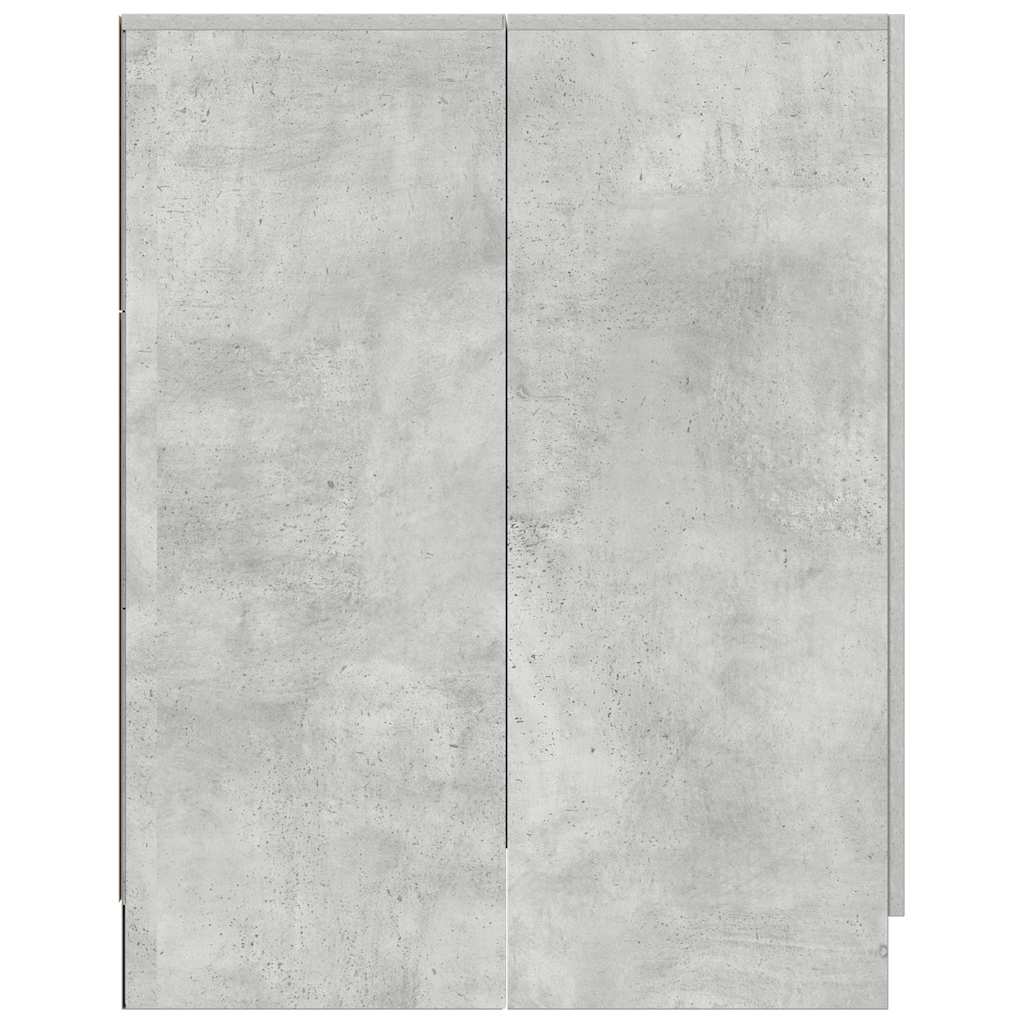 Mobile per Lavatrice Grigio Cemento 71x71,5x91,5 cm 808399