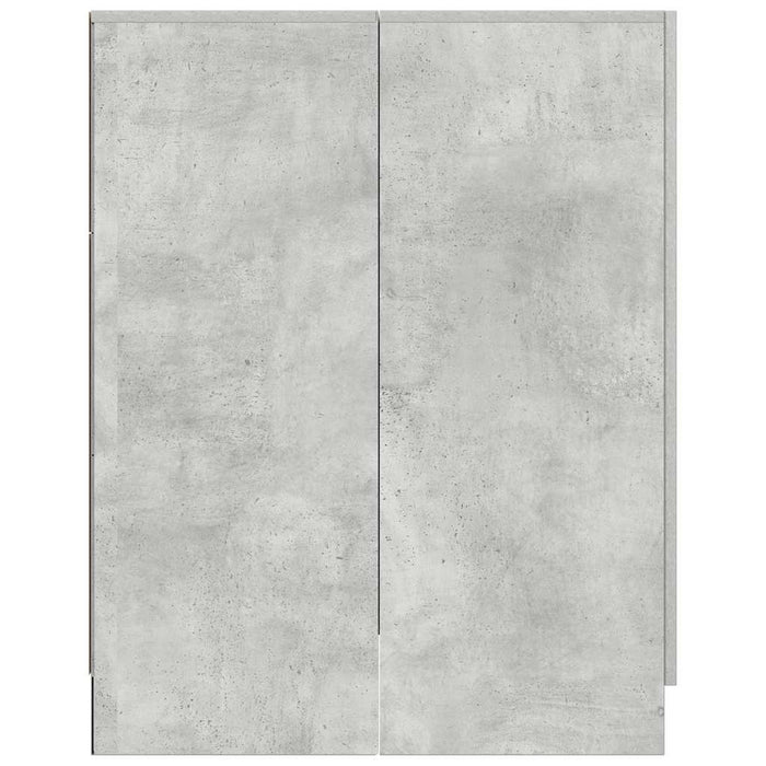 Mobile per Lavatrice Grigio Cemento 71x71,5x91,5 cm 808399