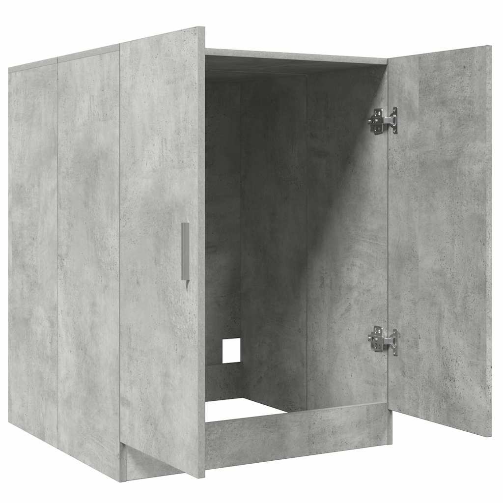 Mobile per Lavatrice Grigio Cemento 71x71,5x91,5 cm 808399