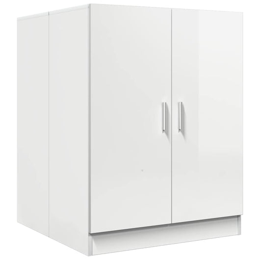 Mobile per Lavatrice Bianco Lucido 71x71,5x91,5 cm 808401
