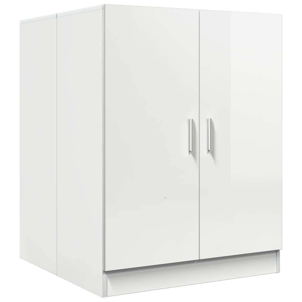 Mobile per Lavatrice Bianco Lucido 71x71,5x91,5 cmcod mxl 116352