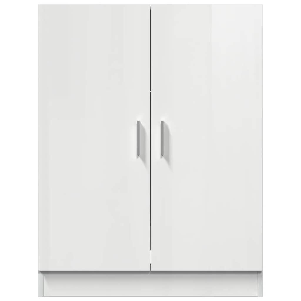 Mobile per Lavatrice Bianco Lucido 71x71,5x91,5 cm 808401