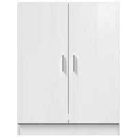 Mobile per Lavatrice Bianco Lucido 71x71,5x91,5 cm 808401