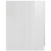 Mobile per Lavatrice Bianco Lucido 71x71,5x91,5 cm 808401