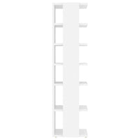 Scarpiera Bianca 27,5x27x102 cm in Legno Multistrato 808485