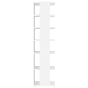 Scarpiera Bianca 27,5x27x102 cm in Legno Multistrato 808485