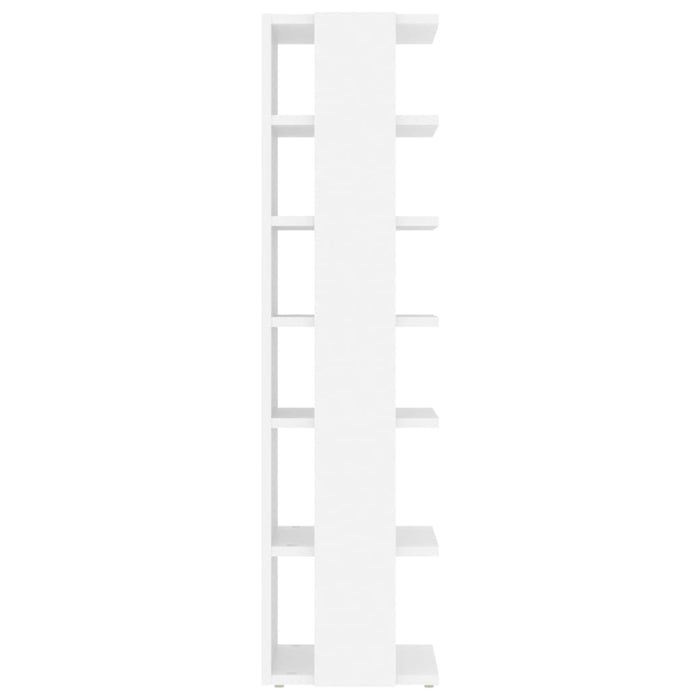 Scarpiera Bianca 27,5x27x102 cm in Legno Multistrato 808485