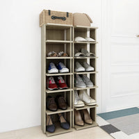 Scarpiere 2 pz Rovere sonoma 27,5x27x102 cm 808492