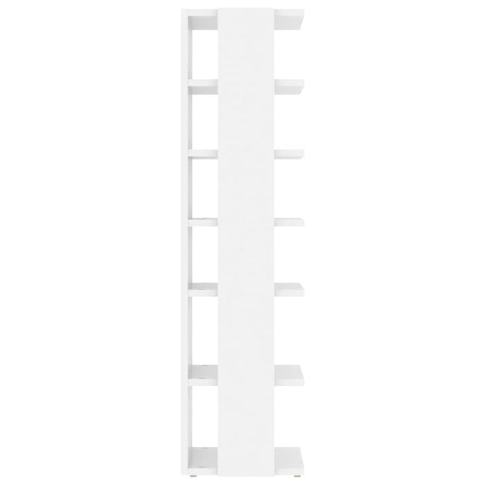 Scarpiere 2 pz Bianco Lucido 27,5x27x102 cm 808498